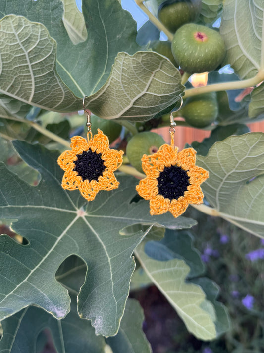 Sunflower Earrings