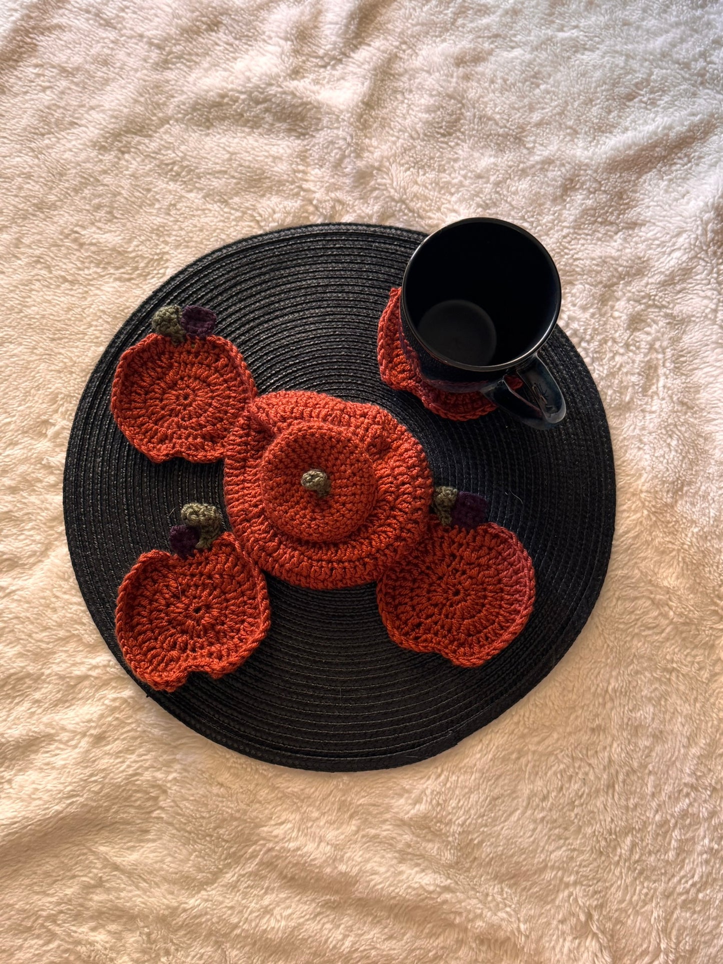 Pumpkin Coasters